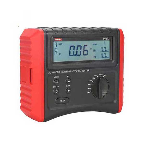 Máy đo điện trở đất và điện trở suất Uni-T UT572 (40kΩ; 2 dây; 3 dây; 4 dây) 1 Máy đo điện trở đất và điện trở suất Uni-T UT572 (40kΩ; 2 dây; 3 dây; 4 dây)