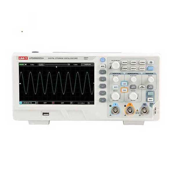 Máy đo hiện sóng Uni-T UTD2052CEX+(50MHz, 2CH) 1 Máy đo hiện sóng Uni-T UTD2052CEX+(50MHz, 2CH)