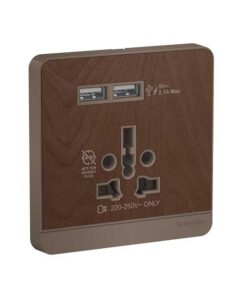 Ổ cắm đa năng kèm sạc USB E8342616USB_WD