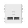 Ổ sạc USB 2.1A đơn Schneider 8431USB_WE size S 52 Ổ sạc USB 2.1A đôi size M
