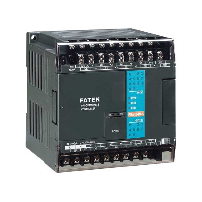 PLC Fatek FBS-24MCR2-AC (14 in/10 out relay) 1 PLC Fatek FBS-24MCR2-AC (14 in/10 out relay)
