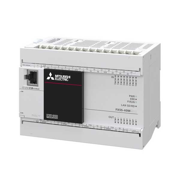 PLC Mitsubishi FX5S-40MT/DSS (24 In / 16 Out Transistor) 1 PLC Mitsubishi FX5S-40MT/DSS (24 In / 16 Out Transistor)