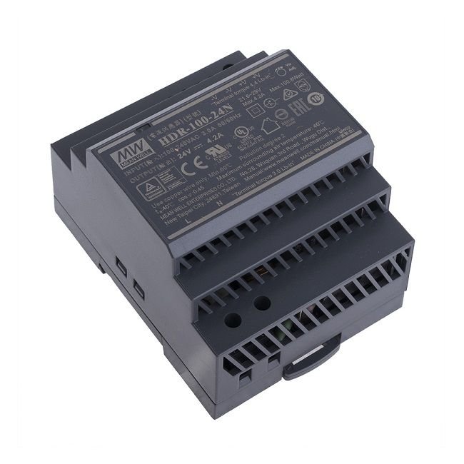 Bộ nguồn Meanwell HDR-100-24N (100W 24V 4.2A) 1 Bộ nguồn Meanwell HDR-100-24N (100W 24V 4.2A)