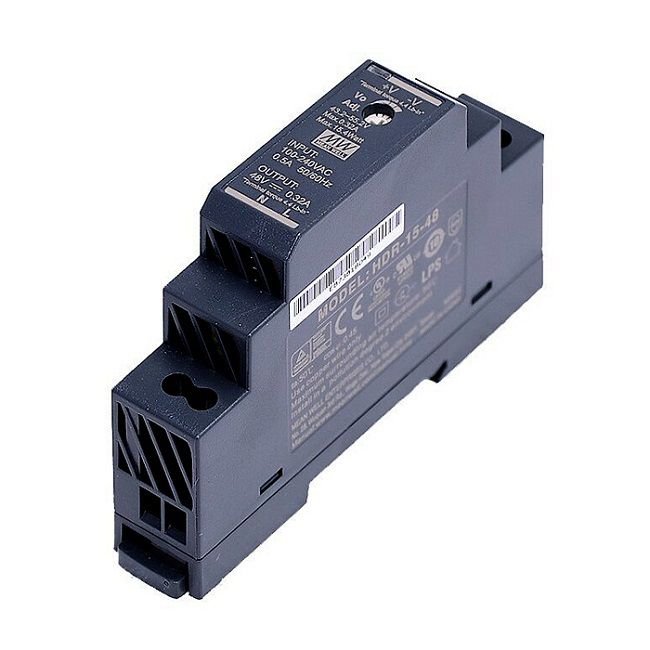 Bộ nguồn Meanwell HDR-15-48 (15W 48V 0.32A) 1 Bộ nguồn Meanwell HDR-15-48 (15W 48V 0.32A)