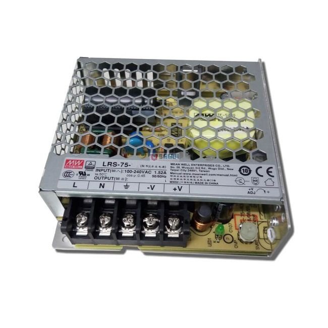 Bộ nguồn tổ ong Meanwell LRS-75-5 (75W 5V 14A) 1 Bộ nguồn tổ ong Meanwell LRS-75-5 (75W 5V 14A)
