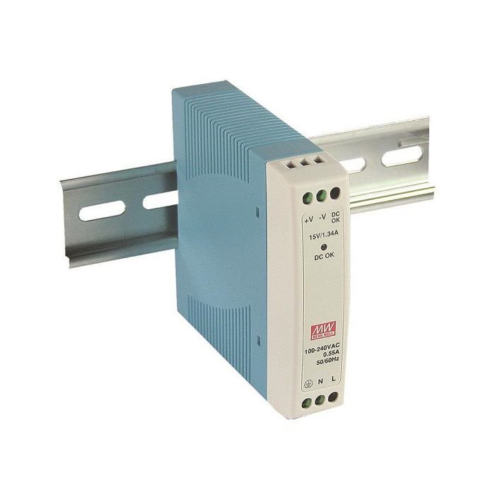 Bộ nguồn Meanwell MDR-20-15 (15V 20W 1.34A) 1 Bộ nguồn Meanwell MDR-20-15 (15V 20W 1.34A)