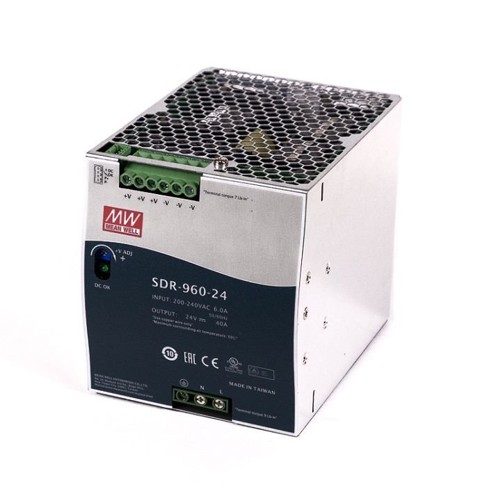 Bộ nguồn Meanwell SDR-960-24 (960W 24V 40A) 1 Bộ nguồn Meanwell SDR-960-24 (960W 24V 40A)