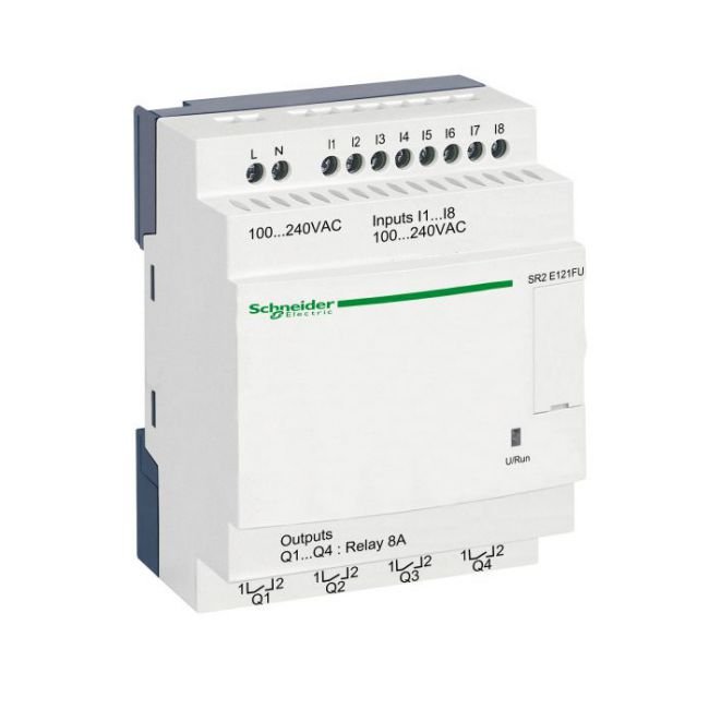 PLC Schneider SR2E121FU 110-220V (8 in/4 out Relay) 1 PLC Schneider SR2E121FU 110-220V (8 in/4 out Relay)