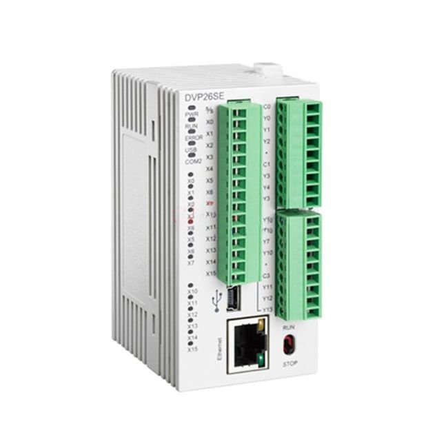 PLC Delta DVP26SE11R (14 in / 12 out Relay) 1 PLC Delta DVP26SE11R (14 in / 12 out Relay)
