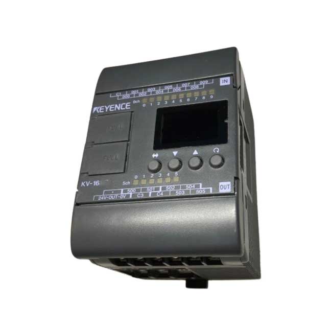 PLC Keyence KV-16DT (10 in/ 6 out transistor) 1 PLC Keyence KV-16DT (10 in/ 6 out transistor)