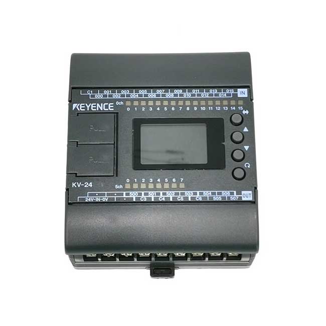 PLC Keyence KV-24DT (16 in/ 8 out transistor) 1 PLC Keyence KV-24DT (16 in/ 8 out transistor)